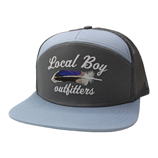 Local Boy Mallard Feather 7 Panel Hat