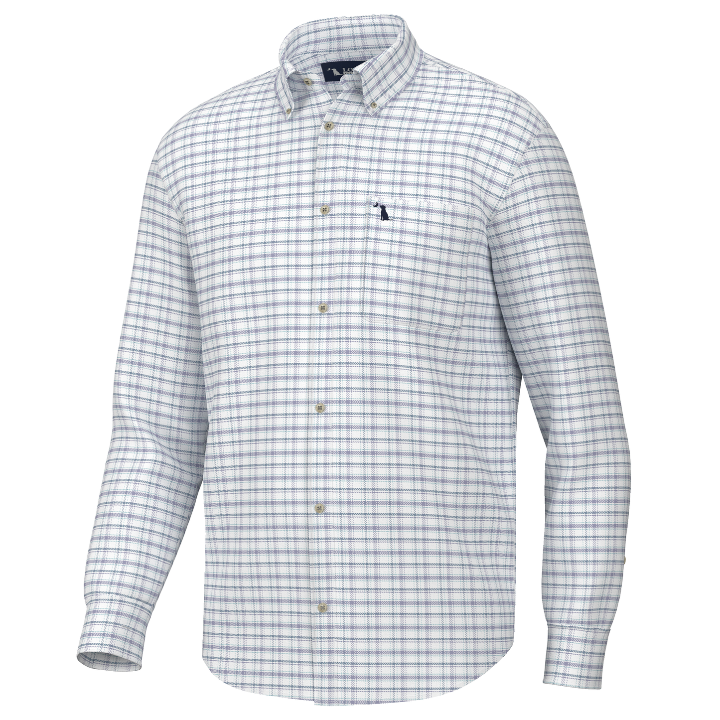 Local Boy Outfitters McNally Dress Shirt - Lavender/Dark Lavender/Seafoam