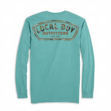 Local Boy Outfitters Forest Camo Label LS Tee