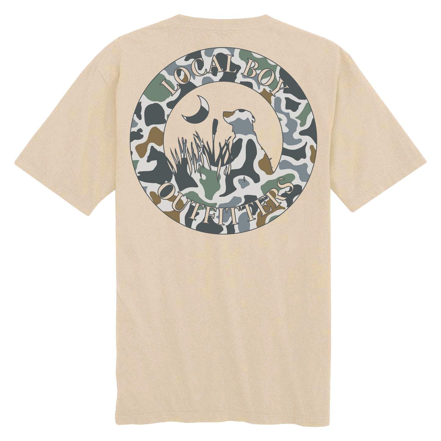 Youth Local Boy Outfitters - Original Localflage Bluff SS Tee - Latte