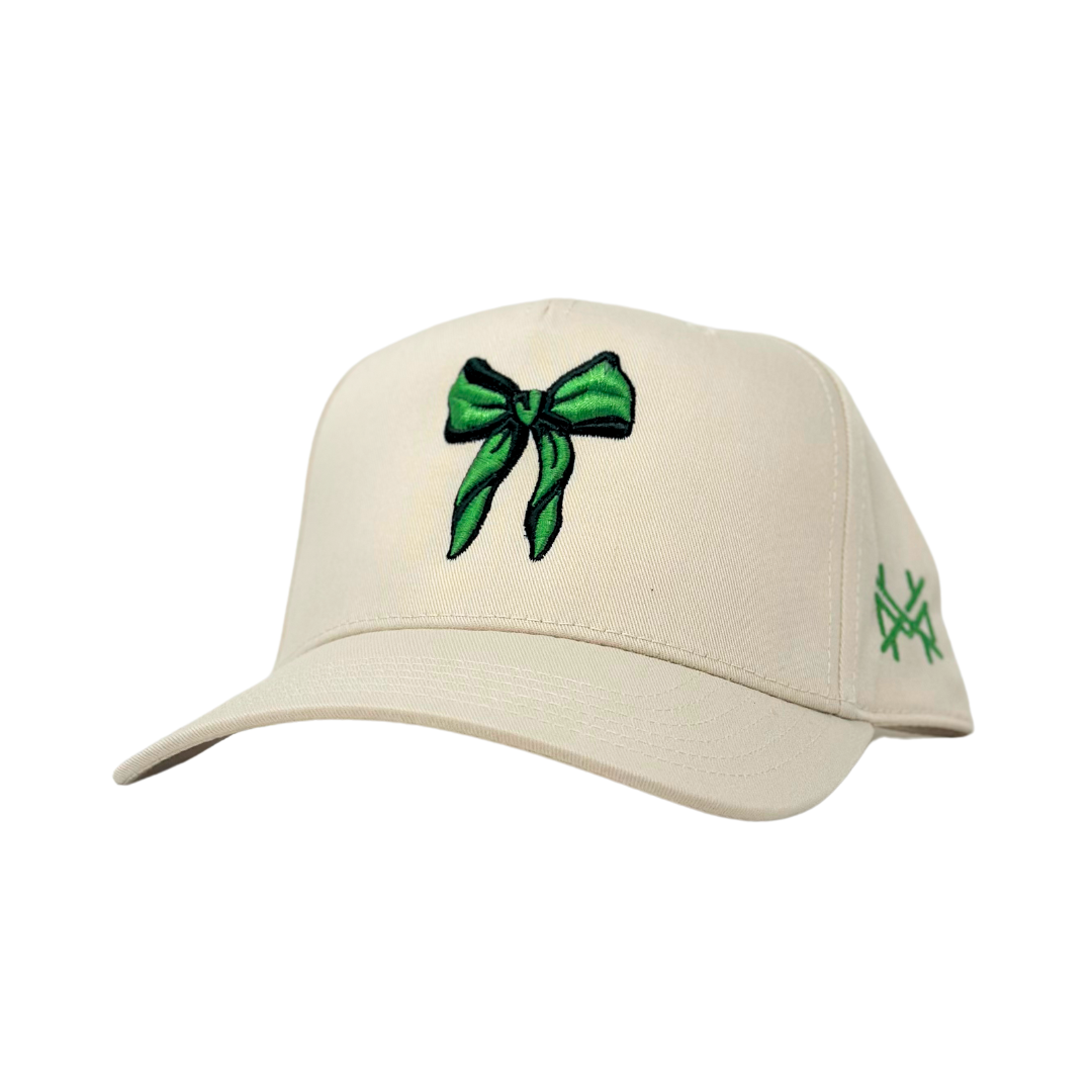 MHC Bow Trucker Hat: Red/ Natural Otto