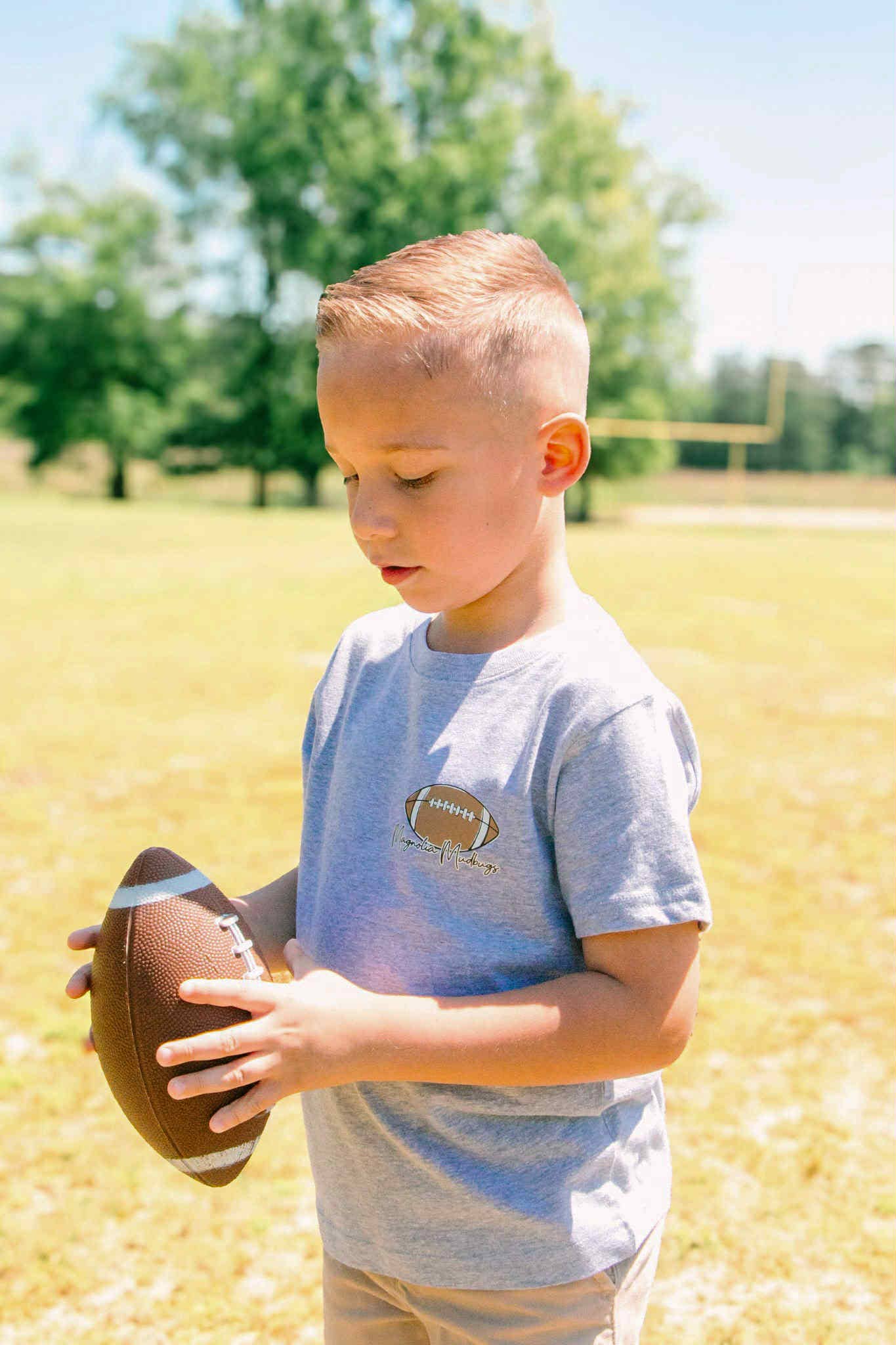Boys of Fall | Crimson | Football Kid’s Tee