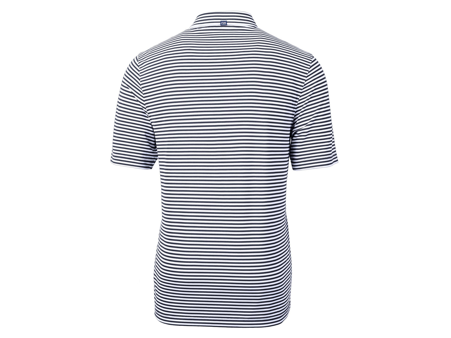 Cutter & Buck Virtue Eco Pique Stripe Recycled Mens Polo: College Purple