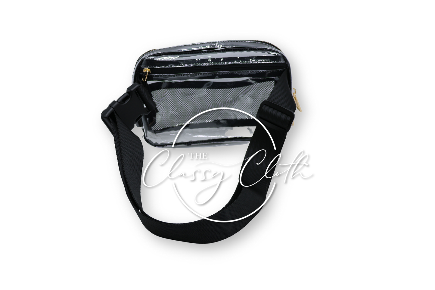 Stadium Clear Belt Bag - Black RTS