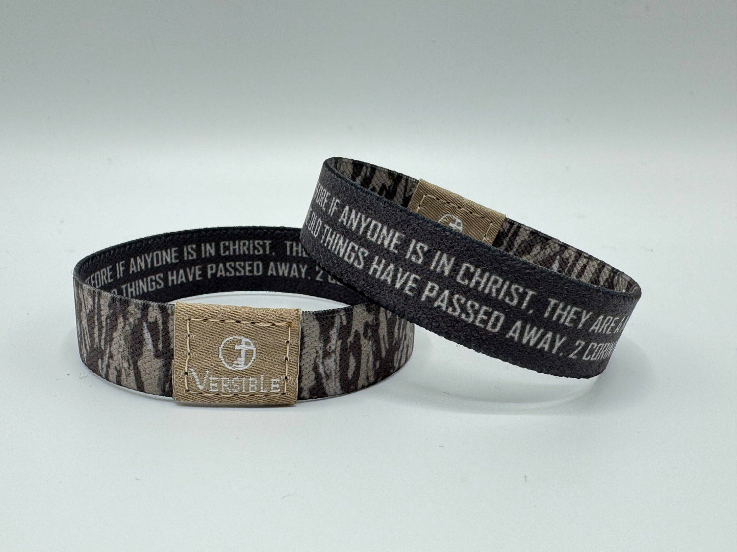 Tree Bark Camo / 2 Corinthians 5:17: Large