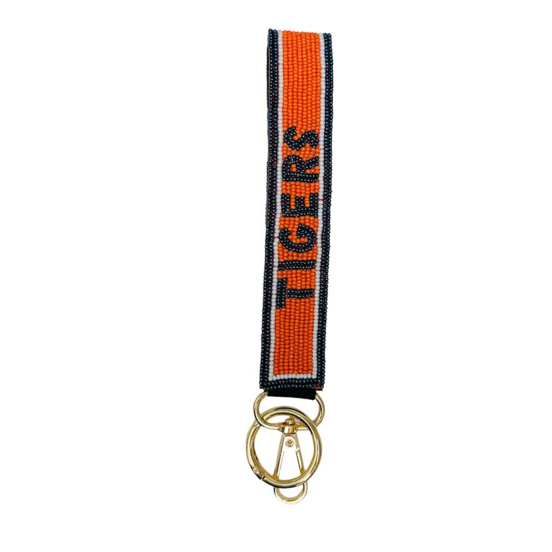 Game Day Beaded Wristlets : Tiger Navy