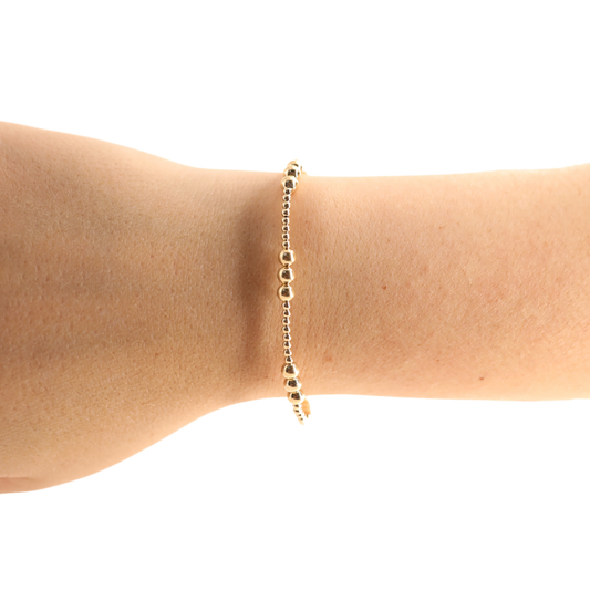 ILY Gold Bracelet: Standard 6.75 inch