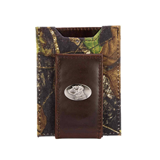 Lab Magnetic Leather Slim Wallet: Crazyhorse Brown