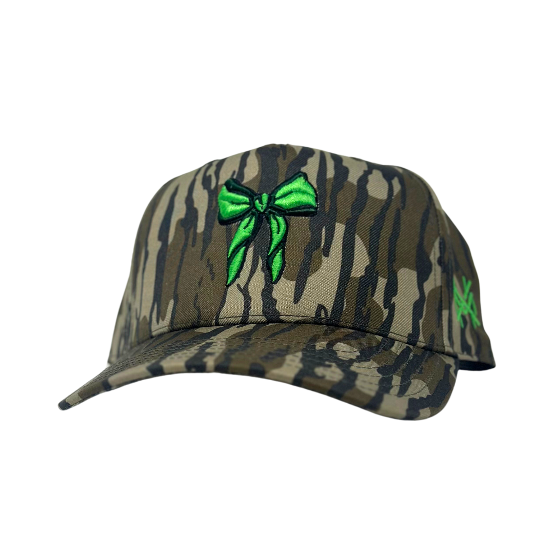 MHC Bow Trucker Hat: Red/ Natural Otto