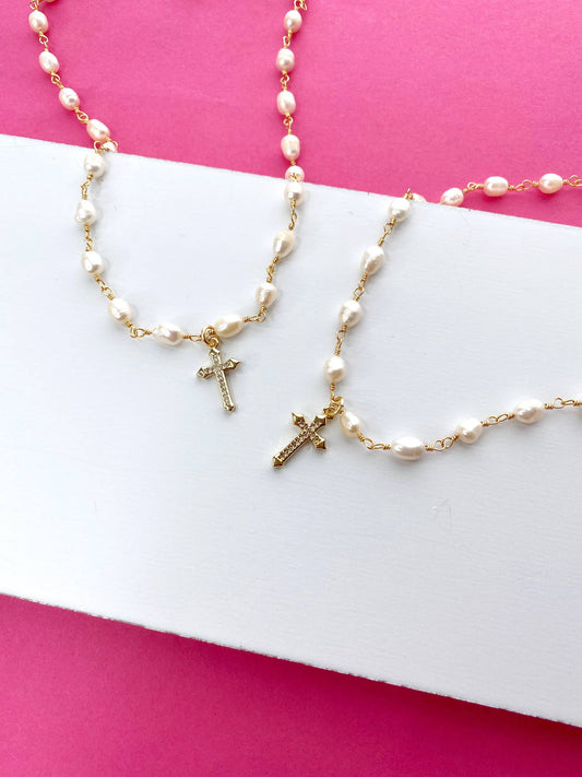 Jacee Cross Necklace