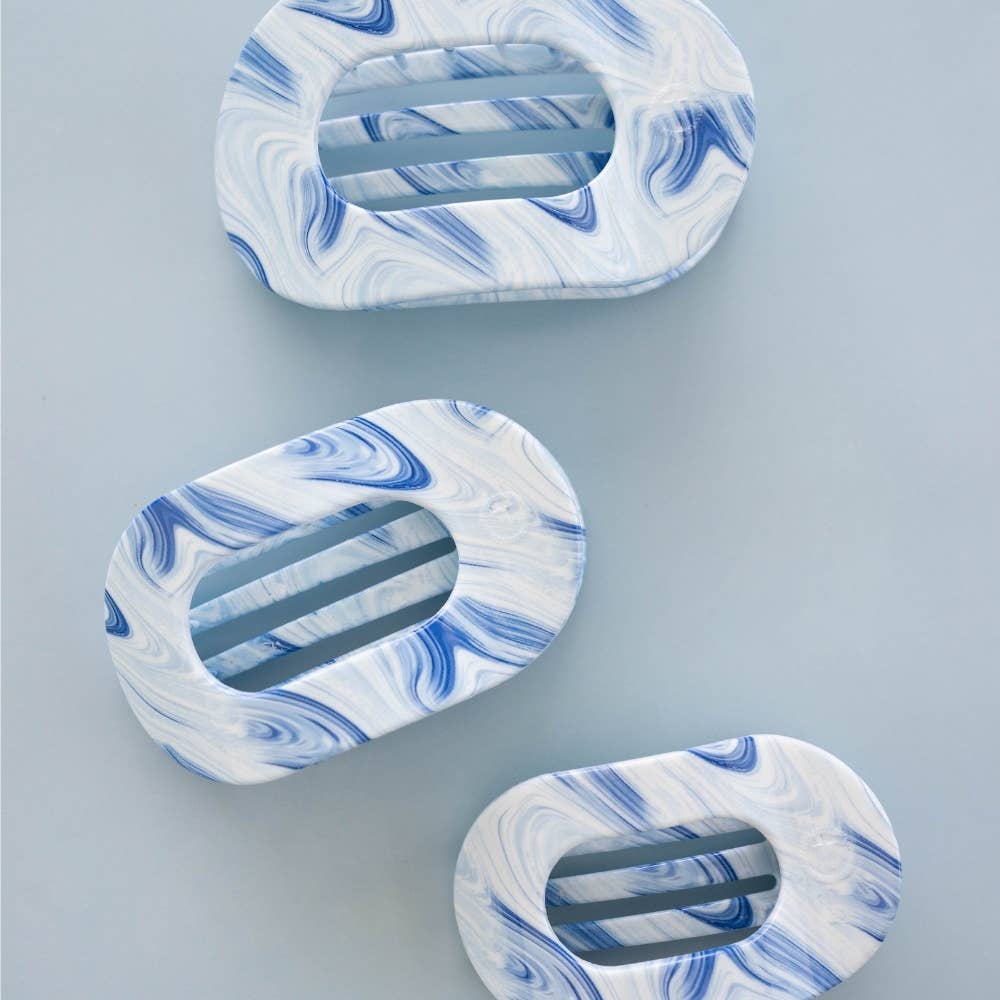 TELETIE Tide & True | Large | Flat Round Hair Clip