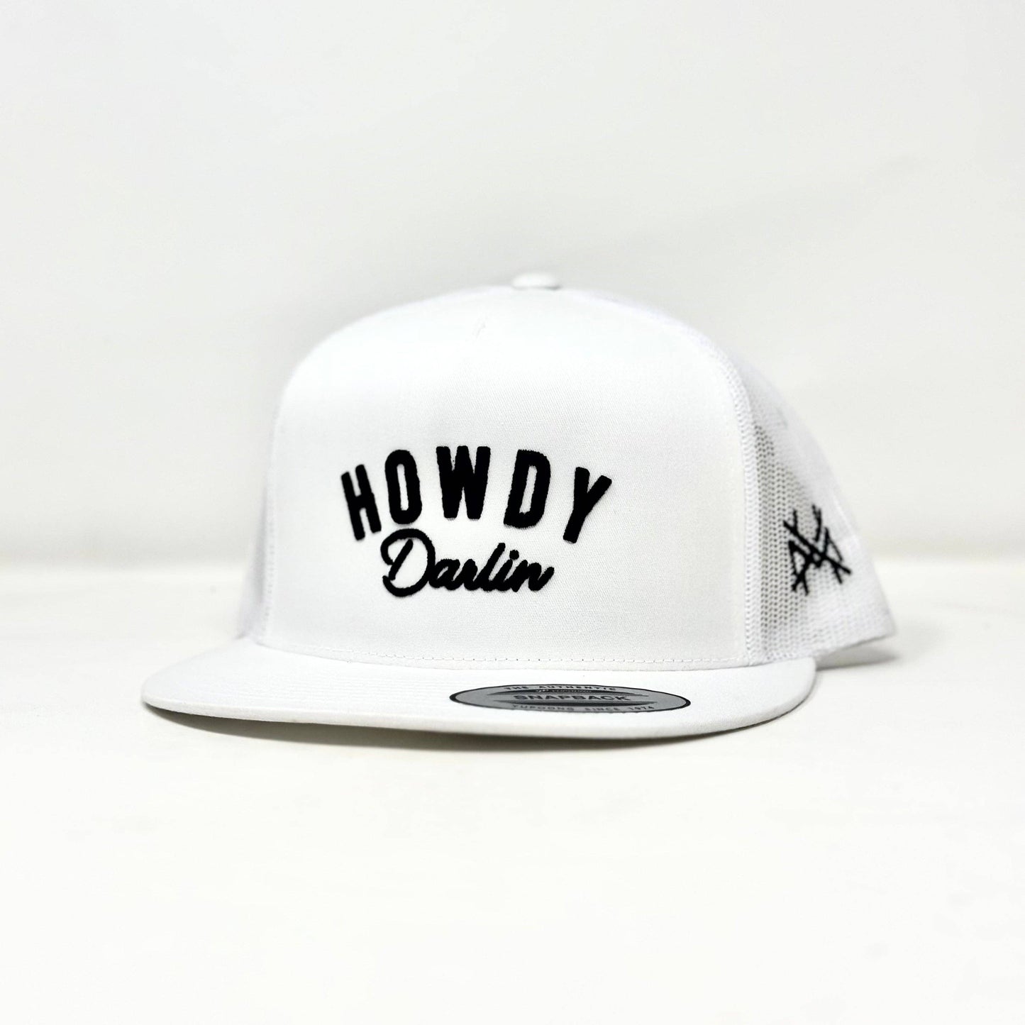 MHC Howdy Darlin Trucker Hat: Green/Natural Otto