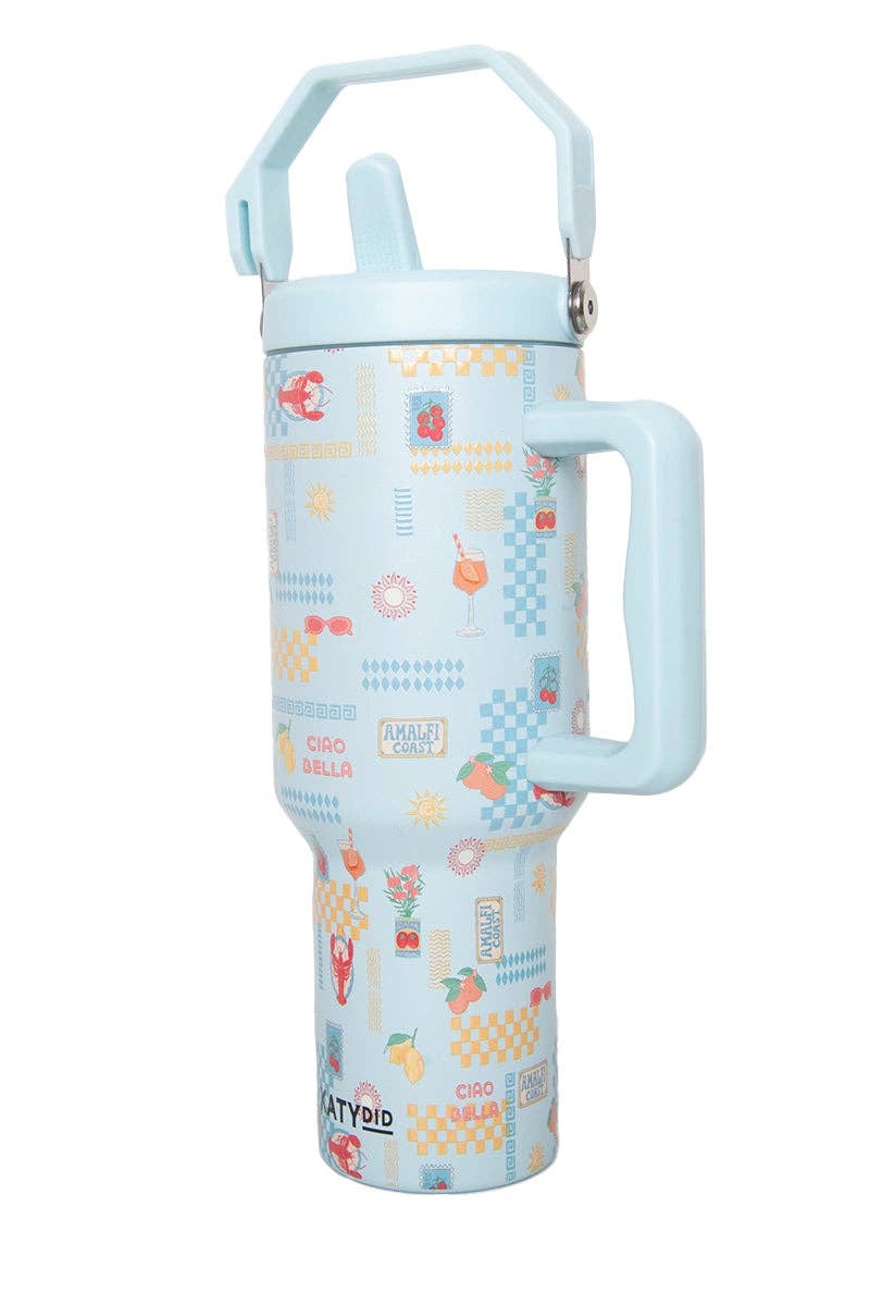 Italian Summer Drink Tumbler: Mint
