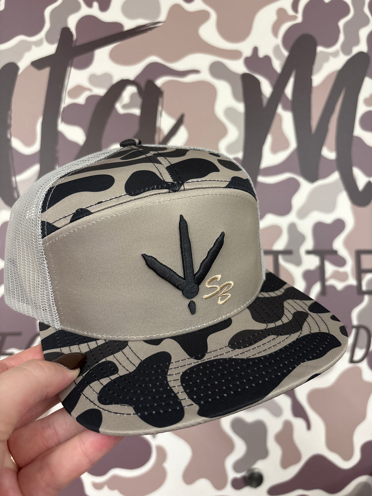 Speckle Bellies Turkey Track 7 Panel Drip