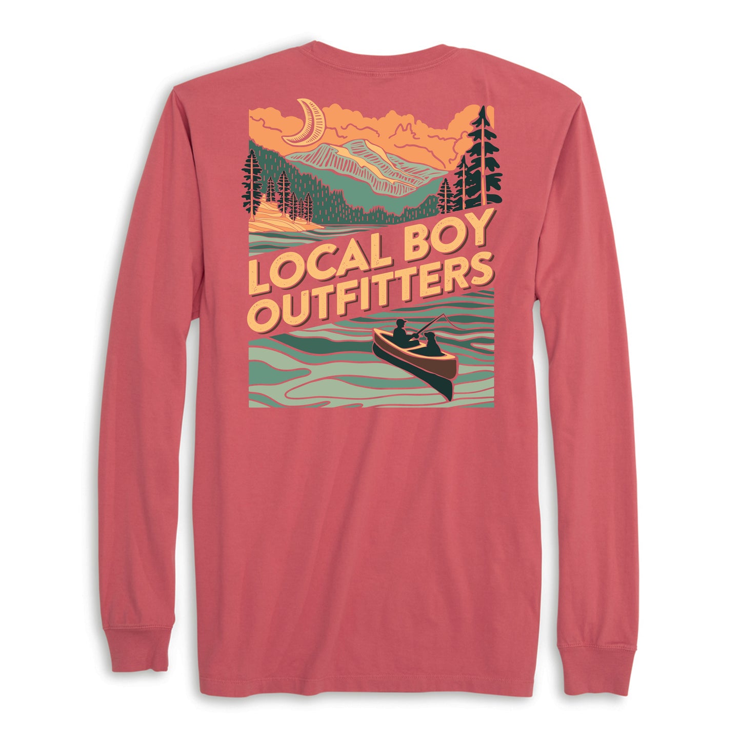 Local Boy Camp LBO LS Tee - Brick