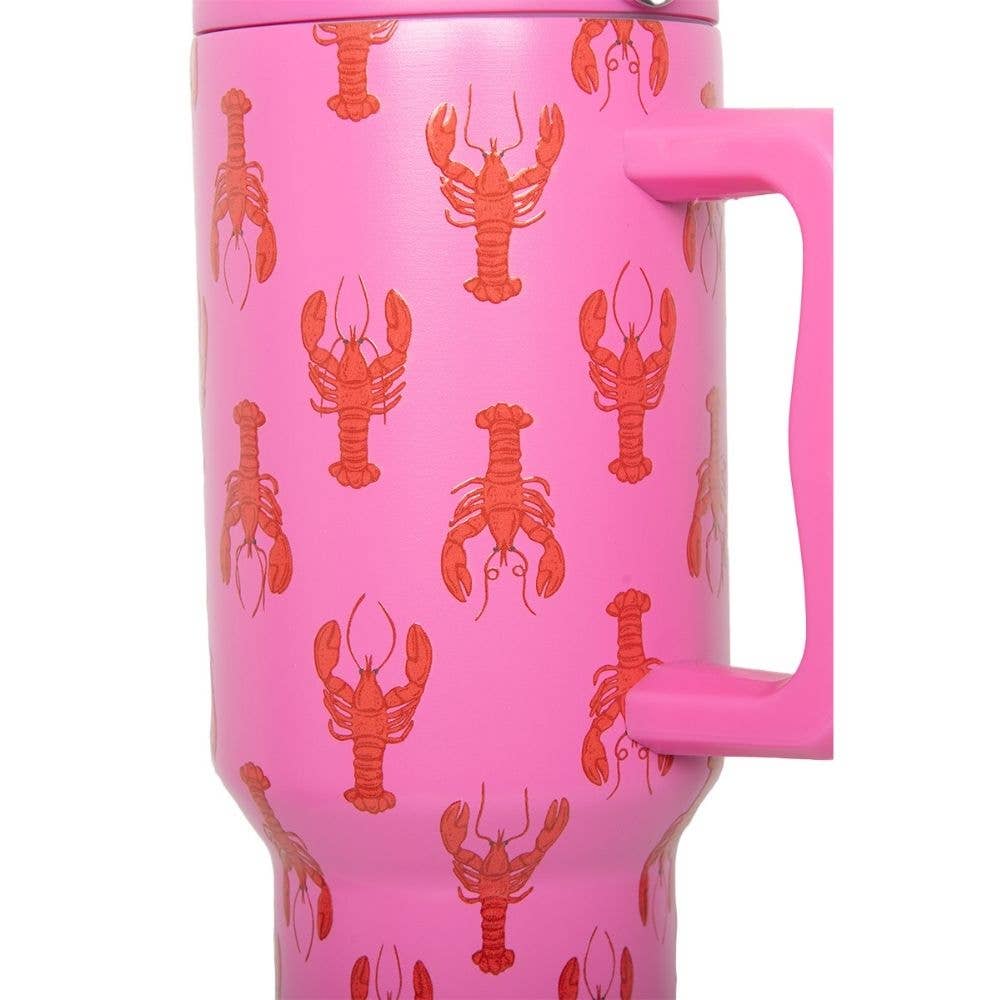 Lobsters Wholesale Cup Tumbler: Pink