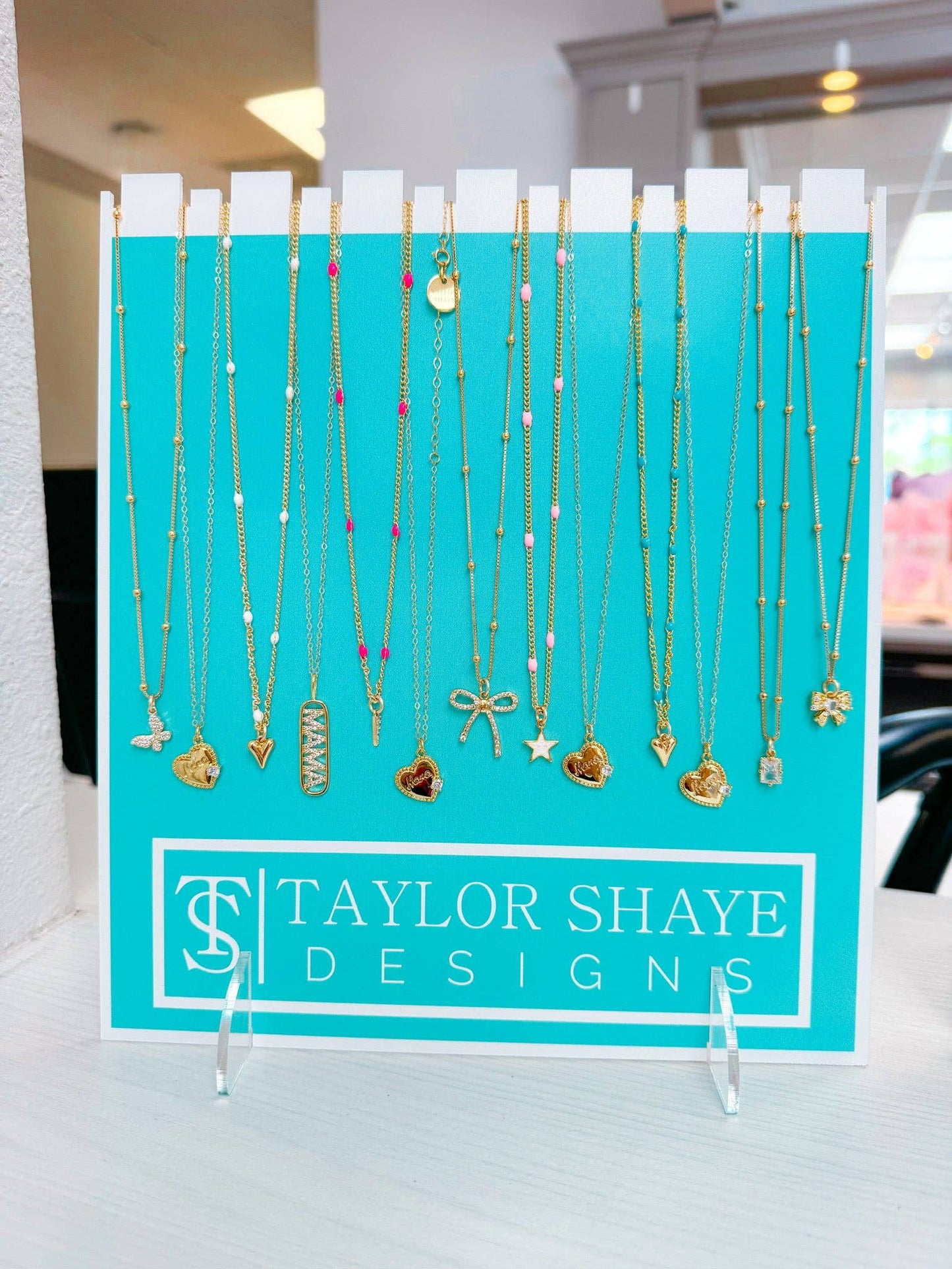 TS Dainty Necklace Display