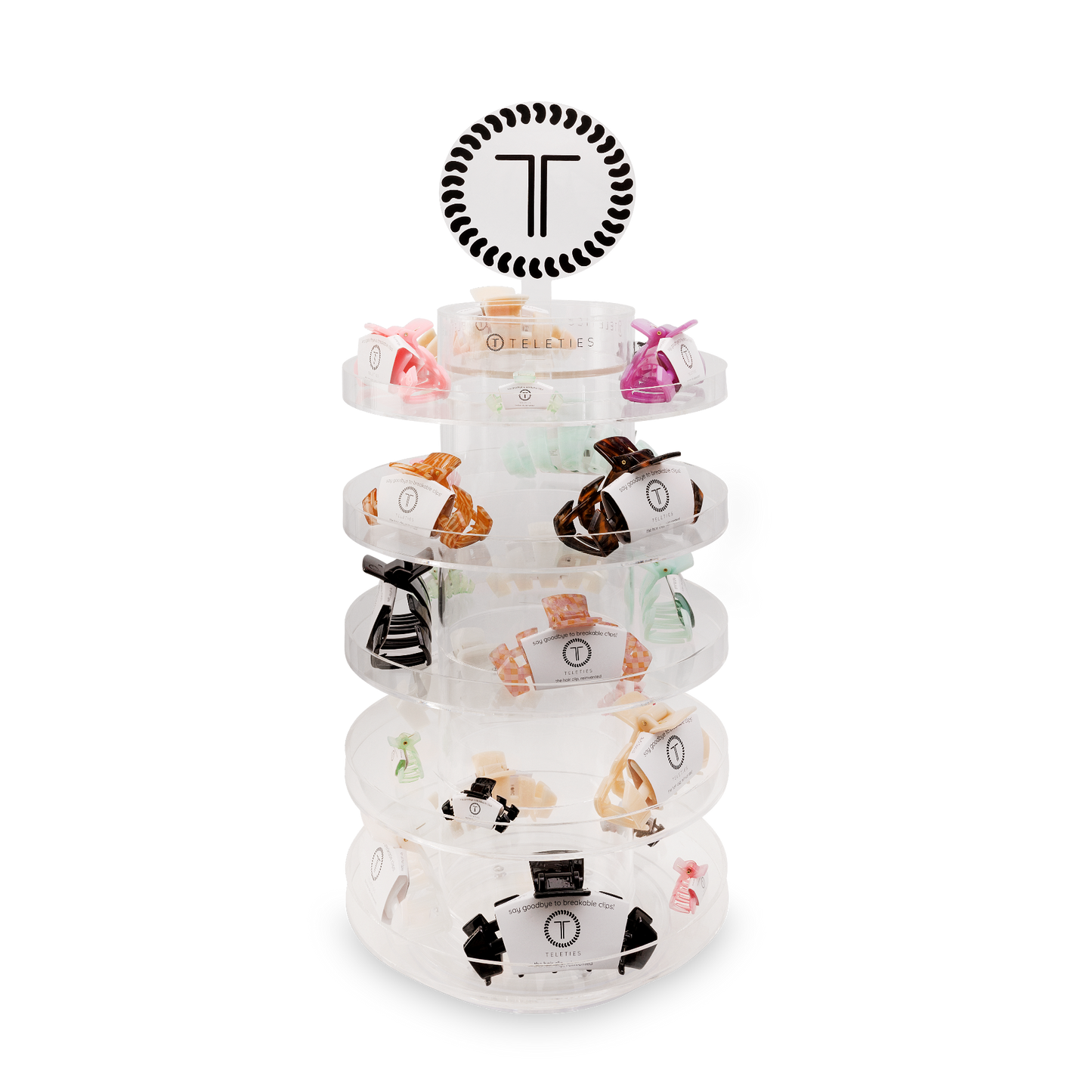 Rotating Claw Clip Display