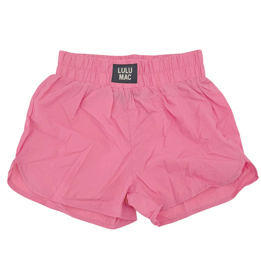 LULU MAC KIDS SOLID SHORT: BUBBLEGUM
