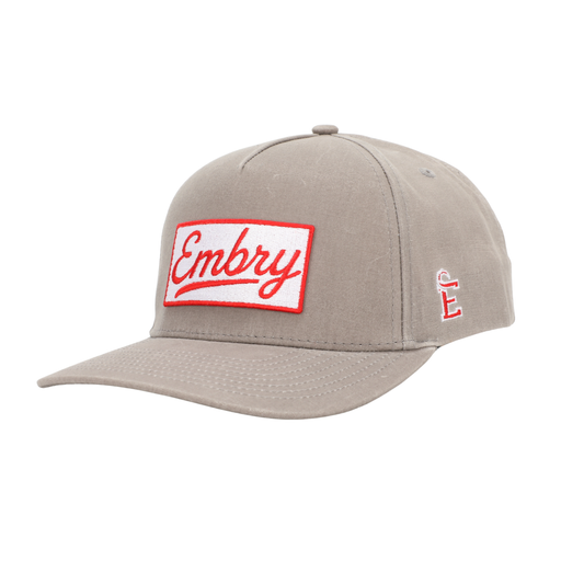 Gray Waxed Canvas - Logo Patch