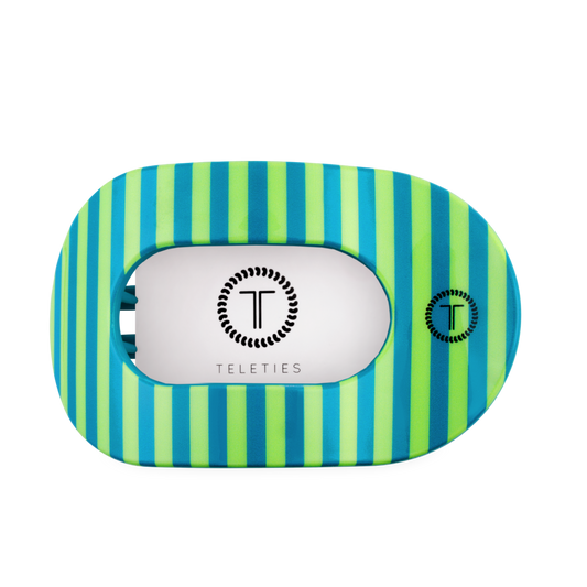 TELETIE Cabana Cutie | Large | Flat Round Hair Clip