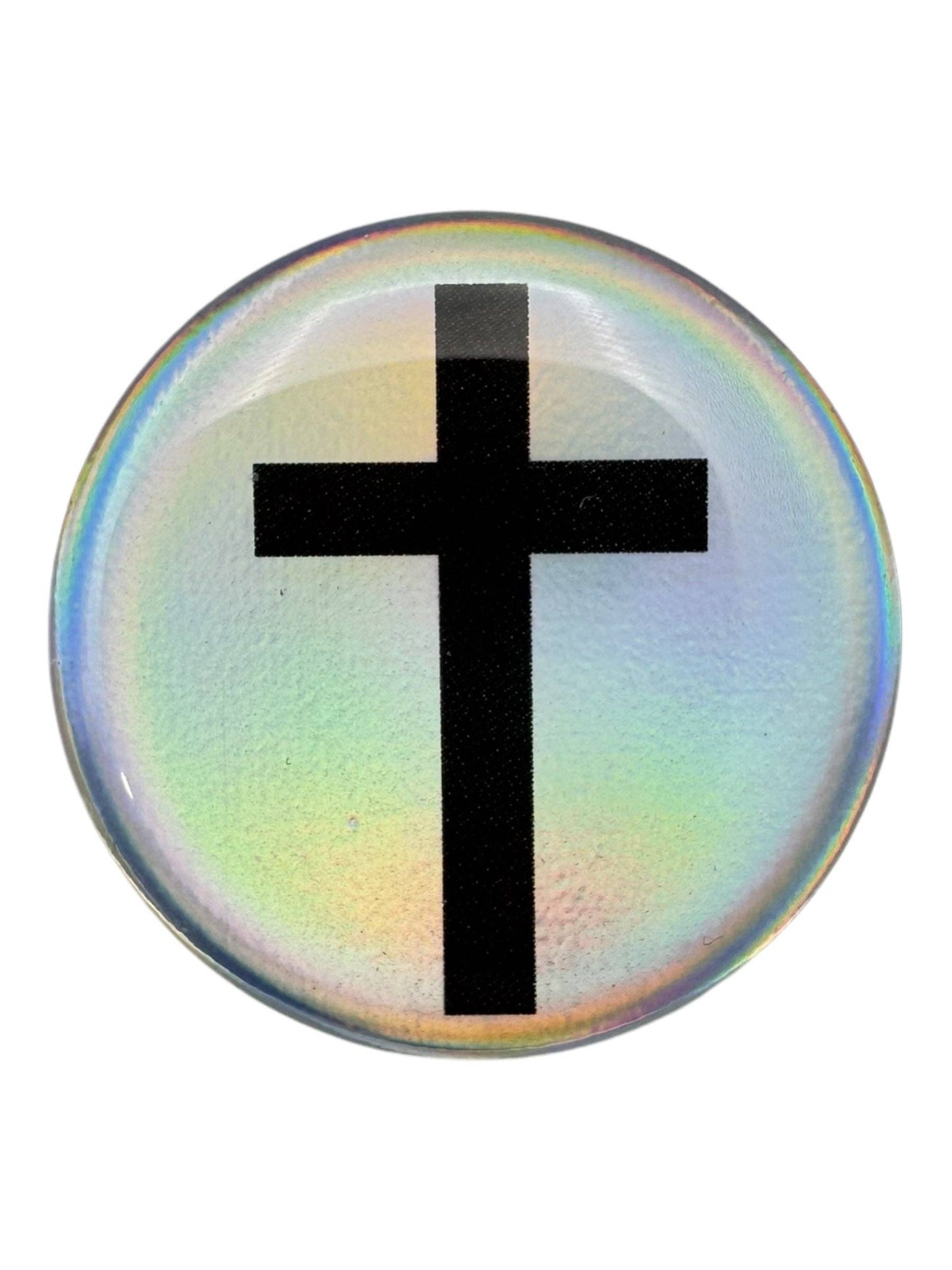 Tap To Pray™ - Prayer Tag Stickers: White + Cross