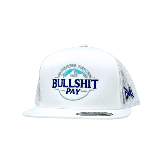 MHC Overtime Hours Trucker Hat: 112 Richardson White