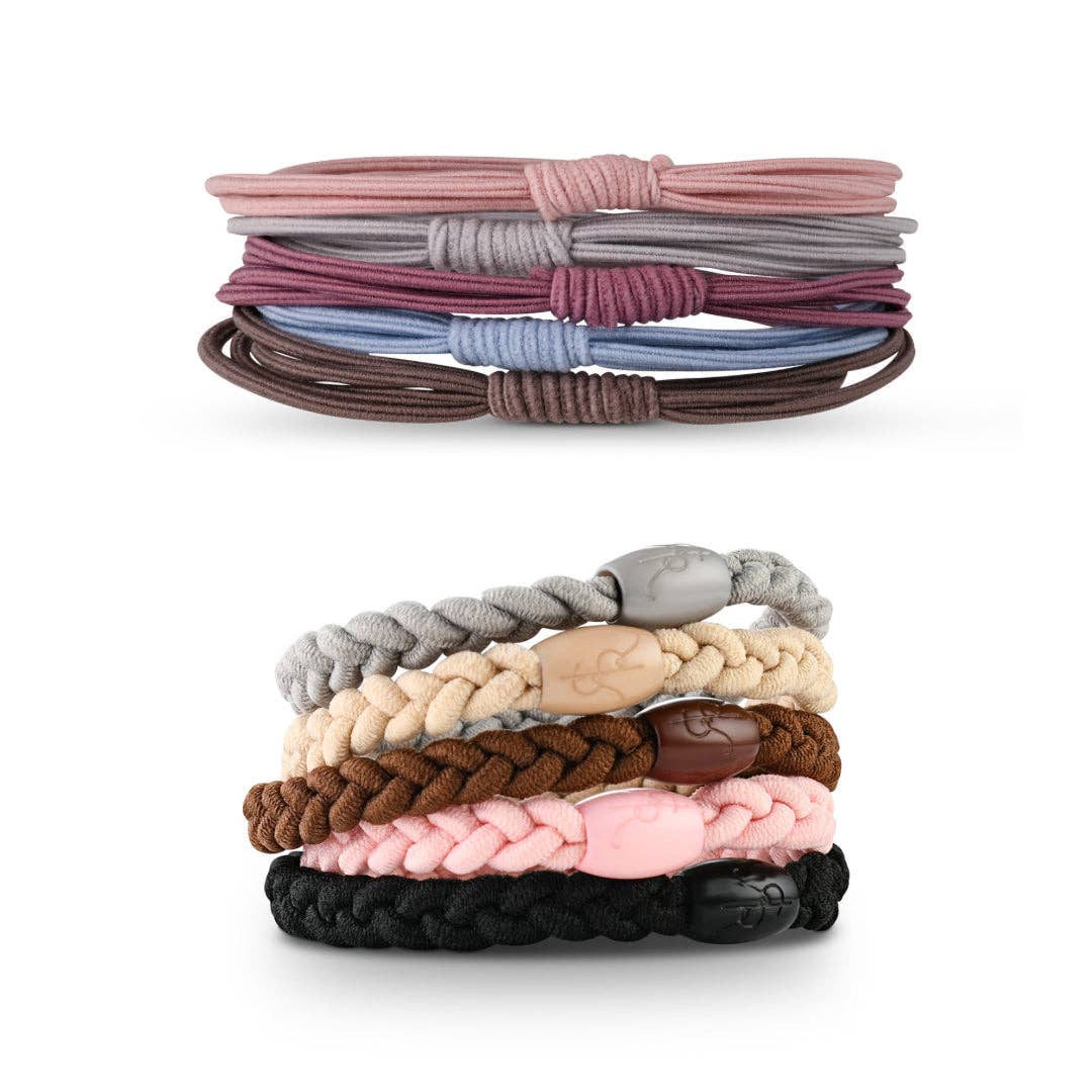 Cutie Bands (Elastic Hair Ties): Braided Golden Blonde
