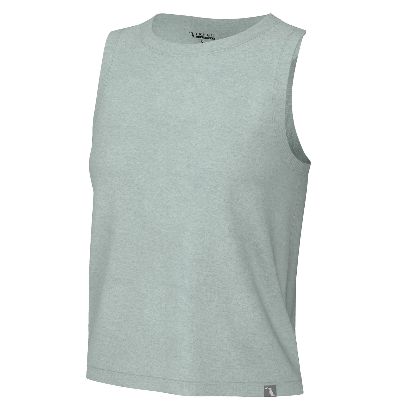 Local Girl Muscle Tank - Eucalyptus
