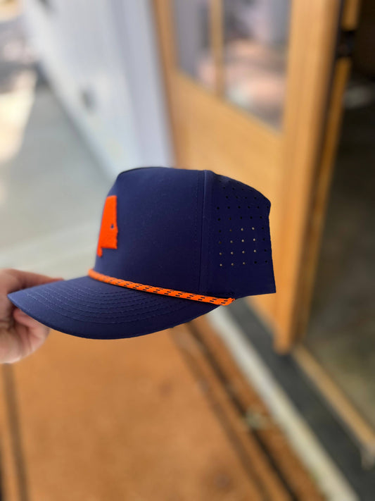 Embroidered Auburn, AL State Hat