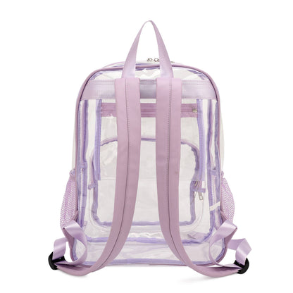 MARISSA CLEAR BACKPACK: BUTTERMILK