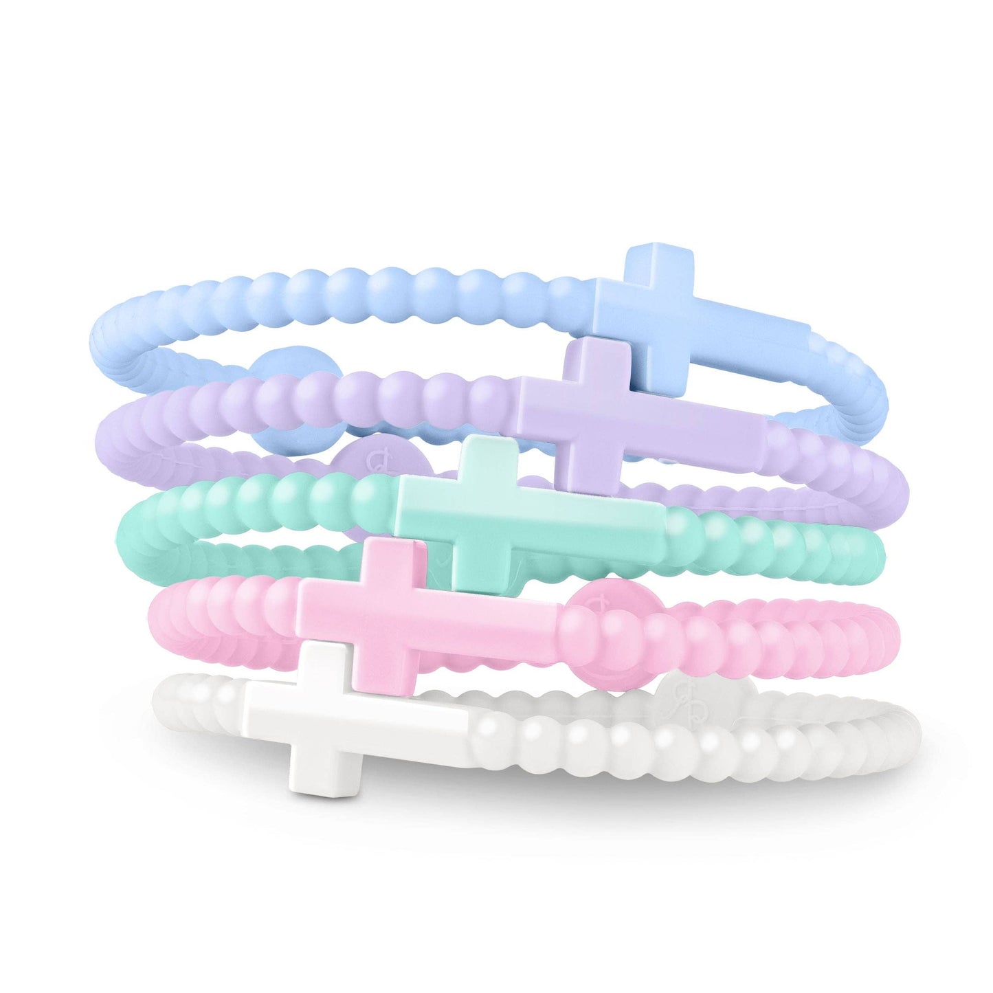 Jesus Bracelets - 5 Packs: Cotton Candy