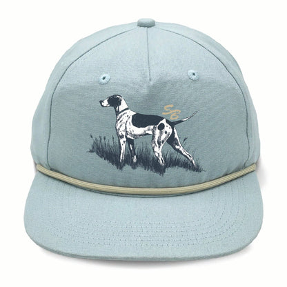 Pointer Cap: Heather Grey/ White 112