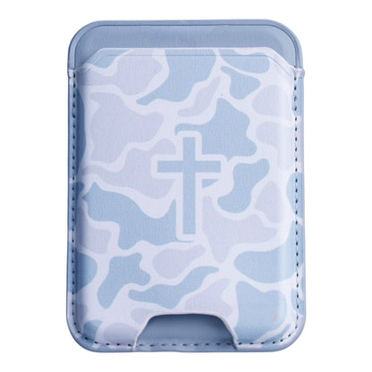 Tap To Pray® Magnetic Wallets: Smoke Camo