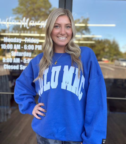 Lulu Mac Royal/White: Royal/White