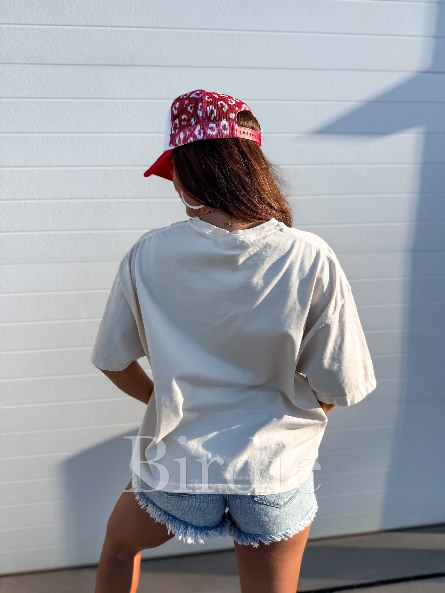 Boxy USA Graphic Tee on Ivory