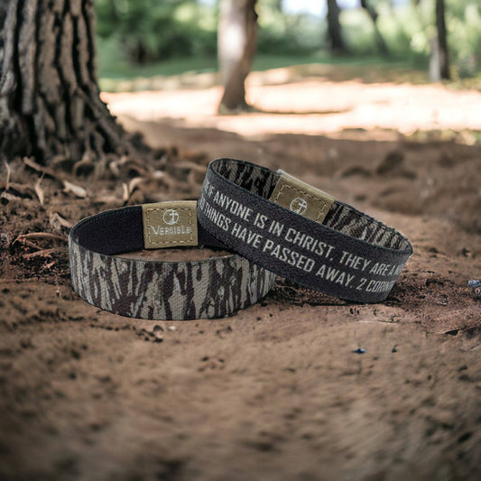 Tree Bark Camo / 2 Corinthians 5:17: Small