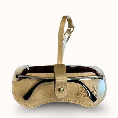 Eyewear Clutch for Sunglasses - Scratch Protection: Cheetah