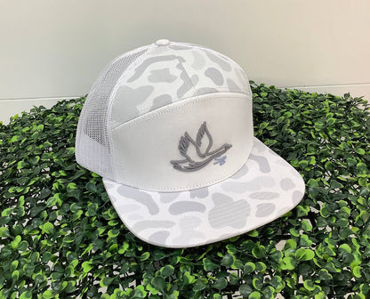 Prep Goose Sb  Hat: Foggy Marsh Vein Camo 7 Panel