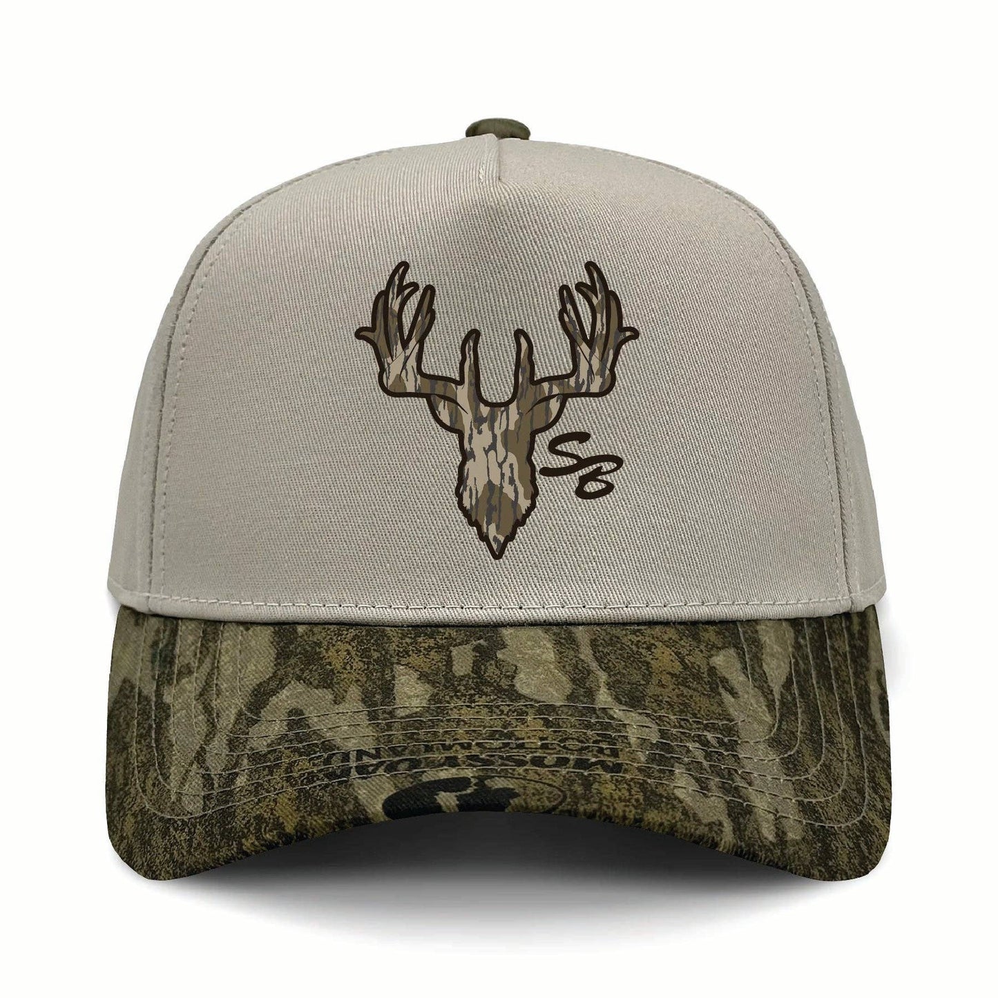 SB Camo Deer Hat: Khaki/Brown 7p