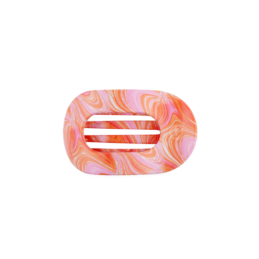 TELETIE Just Keep Swimming | Small | Flat Round Hair Clip