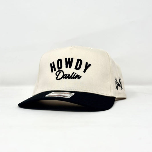 MHC Howdy Darlin Trucker Hat: Red/Natural Otto