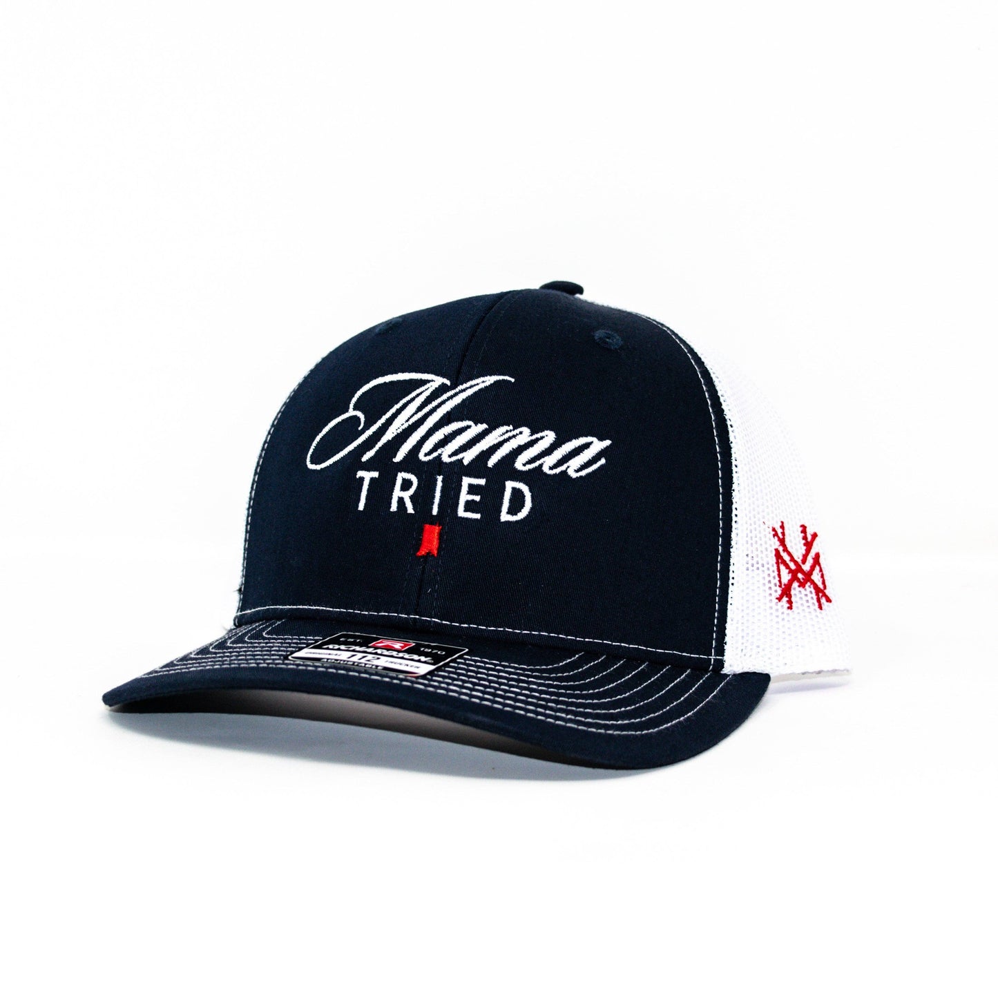 MHC Mama Tried Ultra Trucker Hat: Mossy Oak Breakup Country/Natural Otto