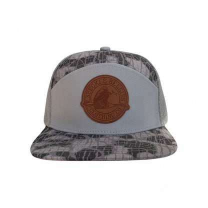 Circle Logo Large Leather Patch Flat Bill: New Bottomland