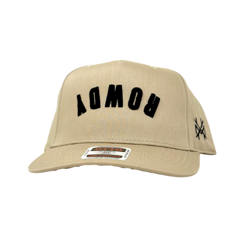 MHC ROWDY Trucker Hat: Black/ Natural Otto