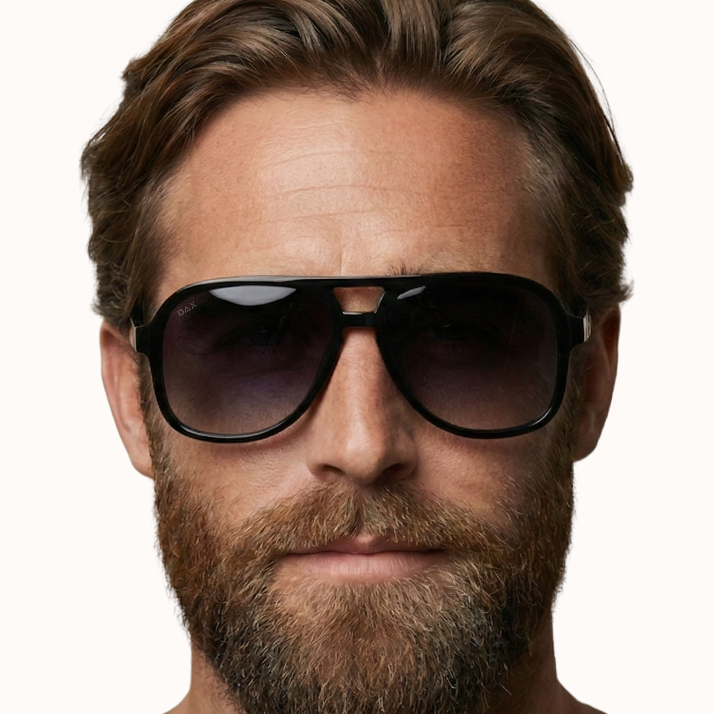 Cruz - Unisex Aviator Sunglasses – Polarized Hair-Friendly: Tortoise