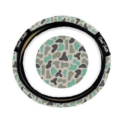 Scent South Steering wheel cover-Marsh Camo