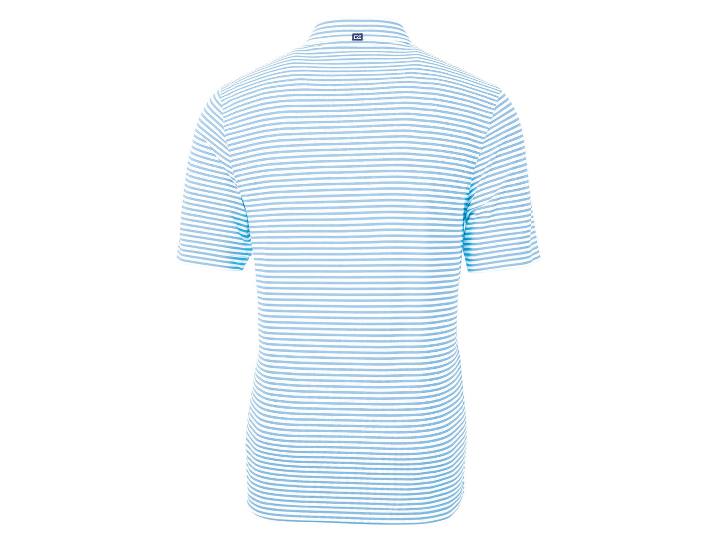 Cutter & Buck Virtue Eco Pique Stripe Recycled Mens Polo: College Purple
