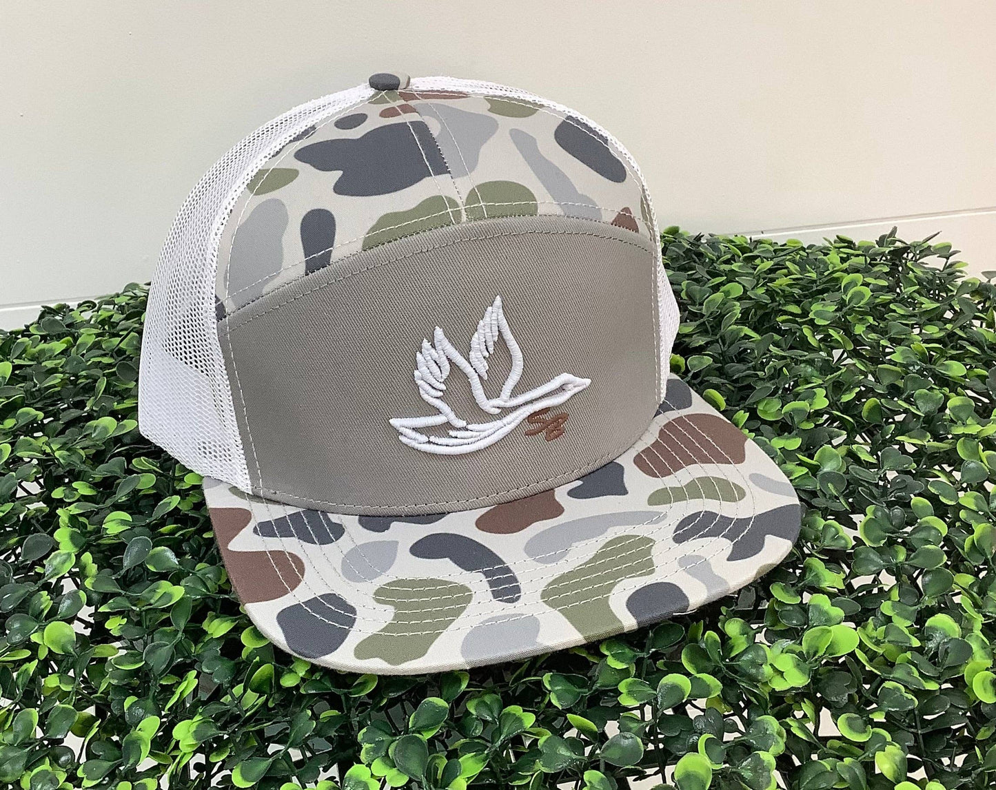 Prep Goose Sb  Hat: Foggy Marsh Vein Camo 7 Panel