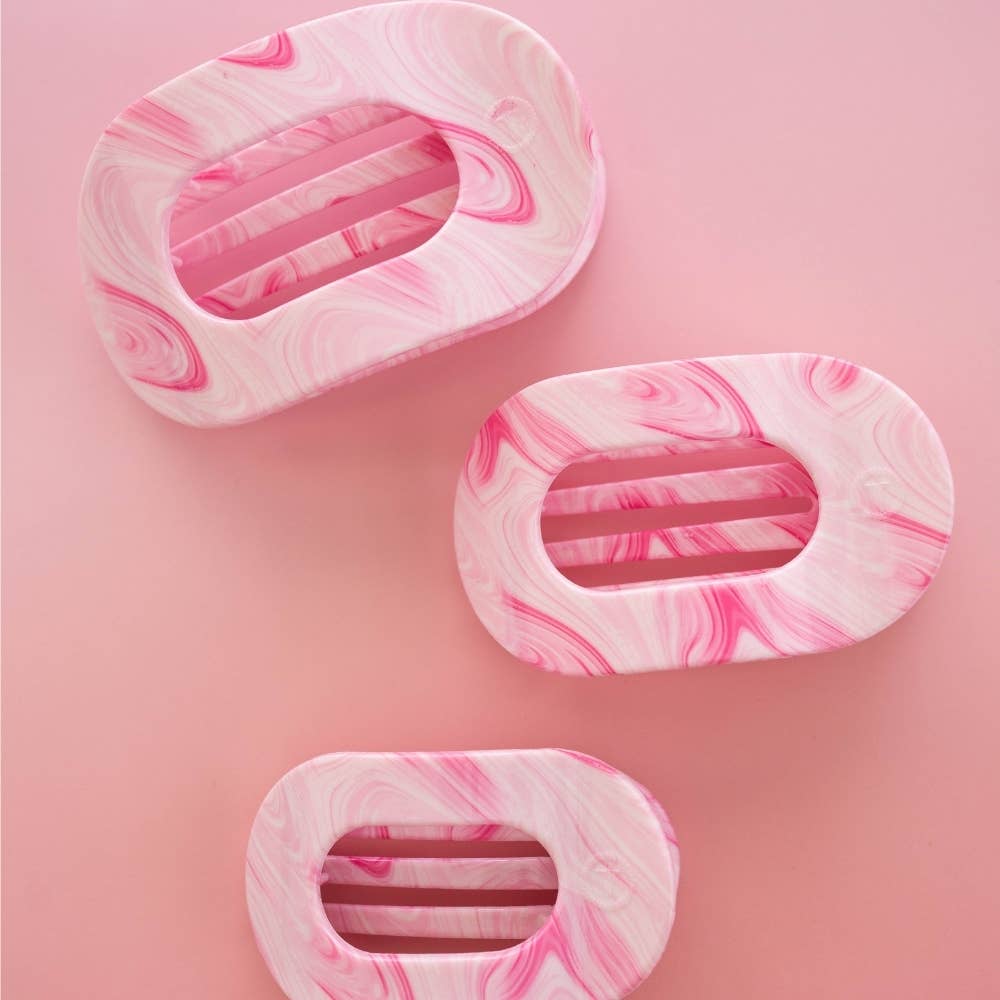TELETIE Pinch Me! | Large | Flat Round Hair Clip